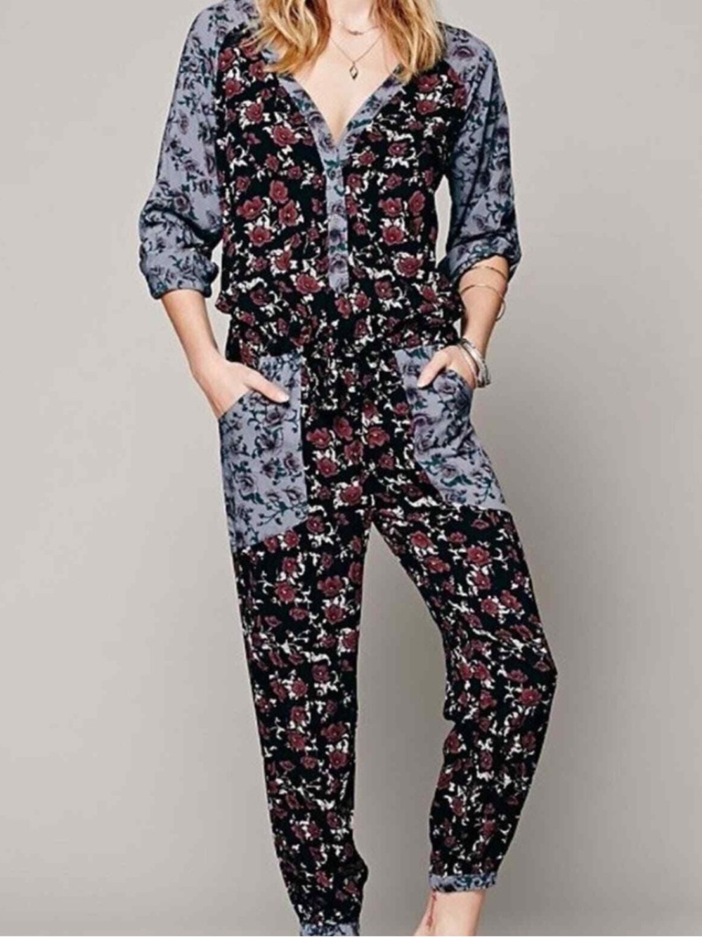 💐FREE PEOPLE | Sheila Floral Jumpsuit | size XS💐
